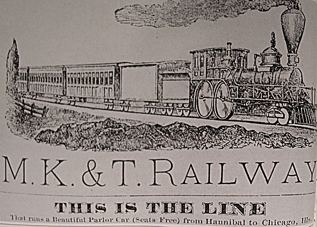 1881 advertisement for the K-T line