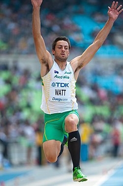 Mitchel Watt ved VM i atletik 2011.