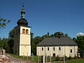 Kostel svaté Kateřiny se zvonicí