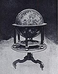 Molyneux's 1592 terrestrial globe, owned by Middle Temple