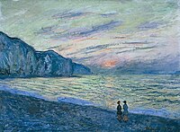 Sunset at Pourville Monet w781.jpg