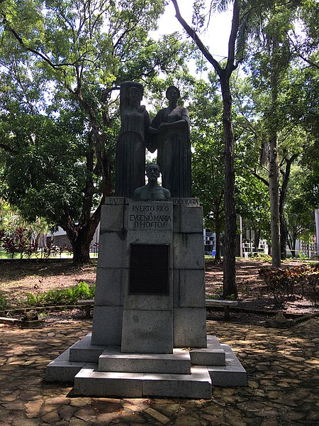 File:Monument of Eugenio María de Hostos, University of Puerto Rico, Rio Piedras Campus.jpg