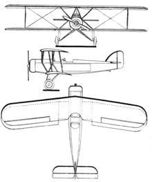 Morane Saulnier MS.140 3-view drawing from Les Ailes February 2, 1928 Morane Saulnier MS.140 3-view Les Ailes February 2, 1928.png