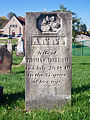 Grave marker in Bethel Cemetery, Bethel Park, Pennsylvania