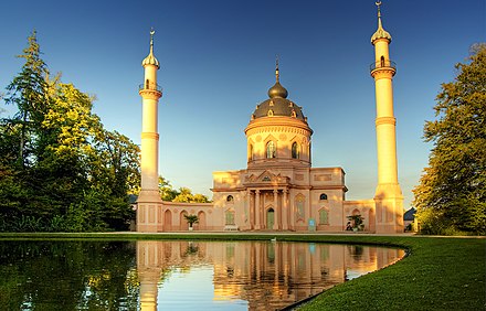 Mosque in the "Turkish style" in the palace grounds of Schwetzingen dating from 1779
