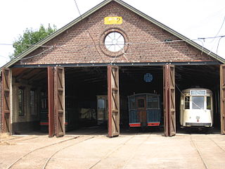 The Tramsite Schepdaal is a tramway museum in Schepdaal, located in the Belgian municipality Dilbeek, west of Brussels