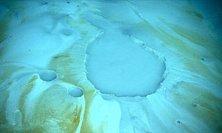 <span class="mw-page-title-main">Brine pool</span> Accumulation of brine in a seafloor depression