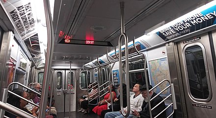NYC Subway car interior