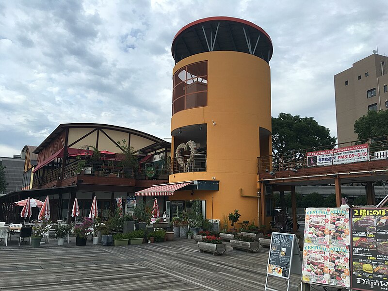 File:Nagasaki Dejima Wharf 1.jpg