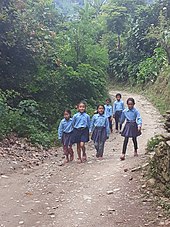 Nepali village school students Nepali village school students.jpg
