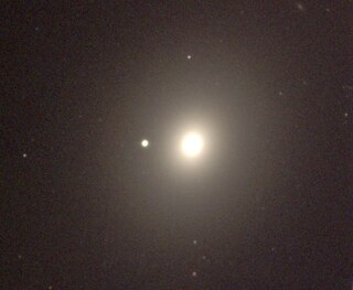 <span class="mw-page-title-main">Messier 49</span> Elliptical galaxy in the constellation Virgo