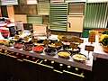 Noodles station in a buffet in Macau