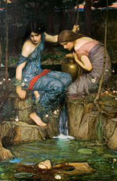 Nymferne finder hovedet af Orpheus 1900