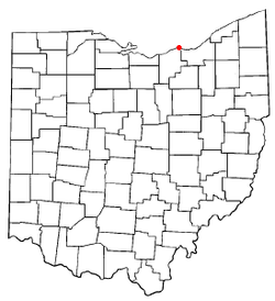 Location in Ohio