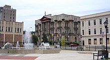 The Jefferson County Courthouse in downtown Steubenville.