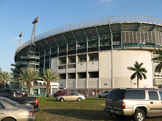 Miami Orange Bowl's North Gate, January 2008