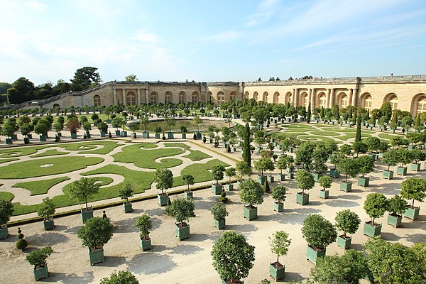 Versailles Orangerie at the Palace of Versailles, France.