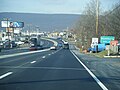 PA 61 northbound approaching Fourth Street