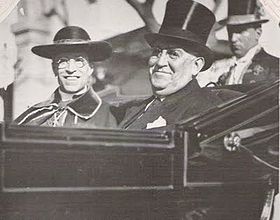 A smiling Pacelli with Argentine president Agustin P. Justo Pacelli in Argentina 01.jpg