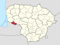 Pagegiai in Lithuania.svg