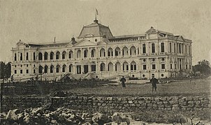 Le palais du gouverneur général vers 1875.