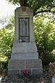 Čeština: Památník obětem 1. a 2. světové války v Petříkově, okres České Budějovice. English: Memorial to the victims of World War I and II in Petříkov, České Budějovice District, South Bohemian Region, Czechia.