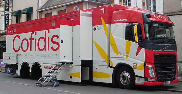 Image: Paris Nice 2021, Cofidis truck