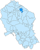Расположение муниципалитета Педроче на карте провинции