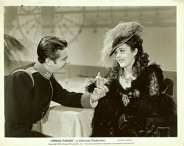 Cummings and Peggy Moran, Spring Parade (1940)