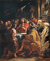 《最後的晚餐 (魯本斯)（英語：Last_Supper_(Rubens)）》是彼得·保羅·魯本斯於1630-1631年作於義大利米蘭布雷拉畫廊