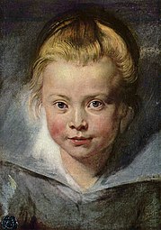 Kinderhoofd (portret van Clara Serena Rubens) (1618); Liechtenstein Museum, Wenen, Oostenrijk