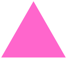 Pink triangle up.svg