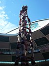 Intent de 5 de 9 amb folre de la Jove de Tarragona en el Concurs de Castells del 2012