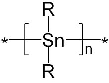 Repeating unit of polystannane. Polystannane12.jpg