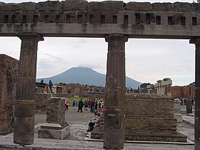 Vesuvius from Pompeii