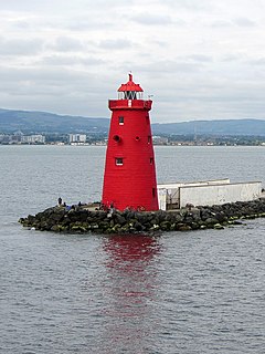 Poolbeg Lighthouse Lighthouse in Dublin, Ireland