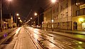 Čeština: Noční pohled na ulici U Plynárny, Praha English: U Plynárny street in Prague, CZ
