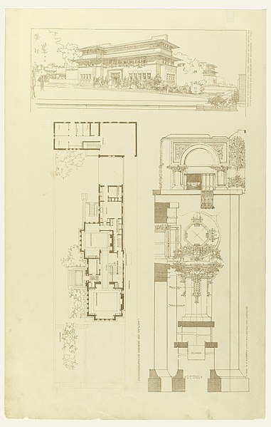 File:Print, Perspective, Plan, and Detail of Heller House, Chicago, IL, 1910 (CH 18635899).jpg