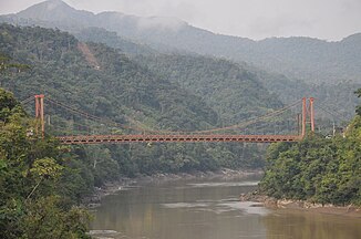 Puente Inambari road bridge