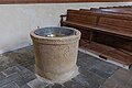 * Nomination Recently restored 12th-century font at Église Sainte-Marguerite de Contrières, Manche, France. --AFBorchert 07:36, 21 October 2023 (UTC) * Promotion Good quality --Michielverbeek 08:38, 21 October 2023 (UTC)