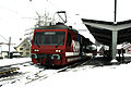 Rorschach-Heiden-Bergbahn (RHB) treinstel BDeh 25 op 3 januari 2006 te Heiden.