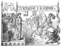Ludiše a Lubor - ilustrace J. Scheiwla k Rukopisu královédvorskému