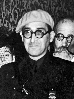 Rafael Sánchez Mazas en una delegacion franquista enviada a Roma en 1939.jpg