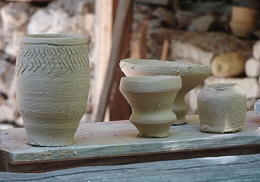 Reconstruction of a Gallic potter's workshop