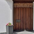 * Nomination Entrance of the Protestant church in Churwalden, Switzerland. --Cayambe 18:20, 16 June 2015 (UTC) * Promotion Good quality. --XRay 19:09, 16 June 2015 (UTC)