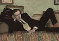 Cecil Beaton reclining von Rex Whistler (1935)