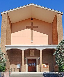 Roma, chiesa di San Girolamo a Corviale - Facciata.jpg