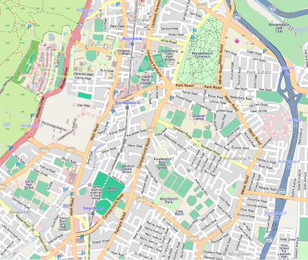 Rondebosch OSM map