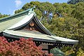 The Wakanaga shrine building at Hōkoku, a Shinto shrine in Chuo-ku.