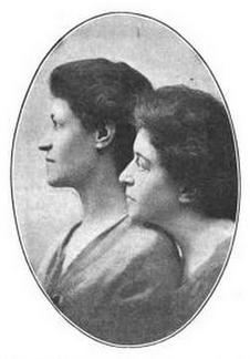  Rose and Ottilie Sutro, from a 1917 advertisement.